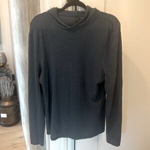 LULULEMON MENS MEDIUM HOODIE SHIRT _BLUE